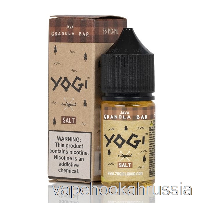 Vape Russia Java батончик с гранолой - соль для йоги - жидкость для электронных сигарет - 30 мл 35 мг
